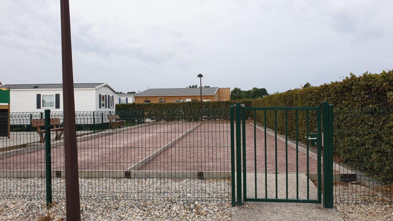 Mobil Home 6-8 Places Parcelle 4 Climatise Biville-sur-Mer Dış mekan fotoğraf